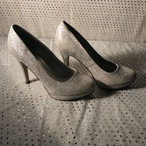 silver heels